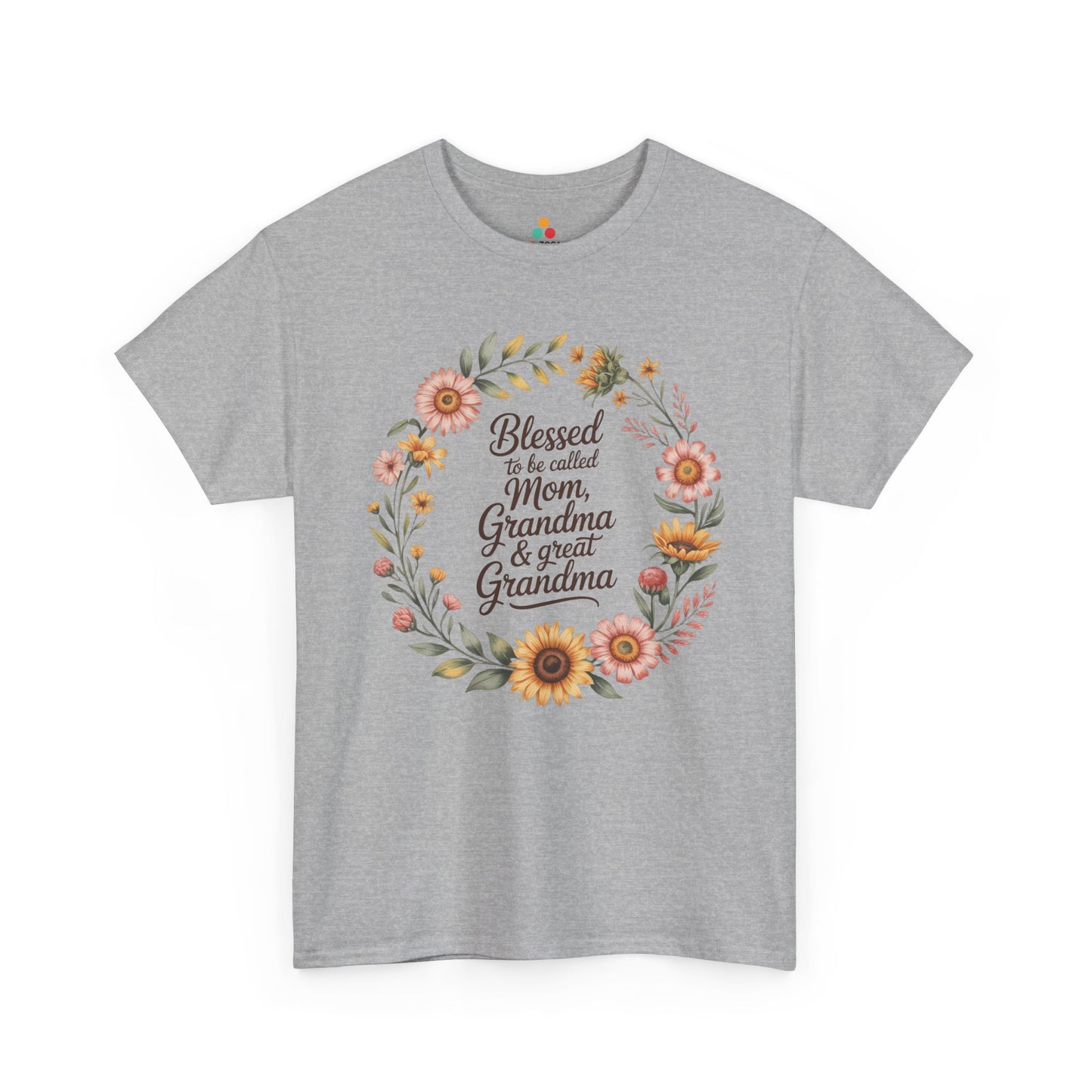 Blessed Mom Grandma Great Grandma Women's T-shirt Mother's Day Gift | TEEZOCA 