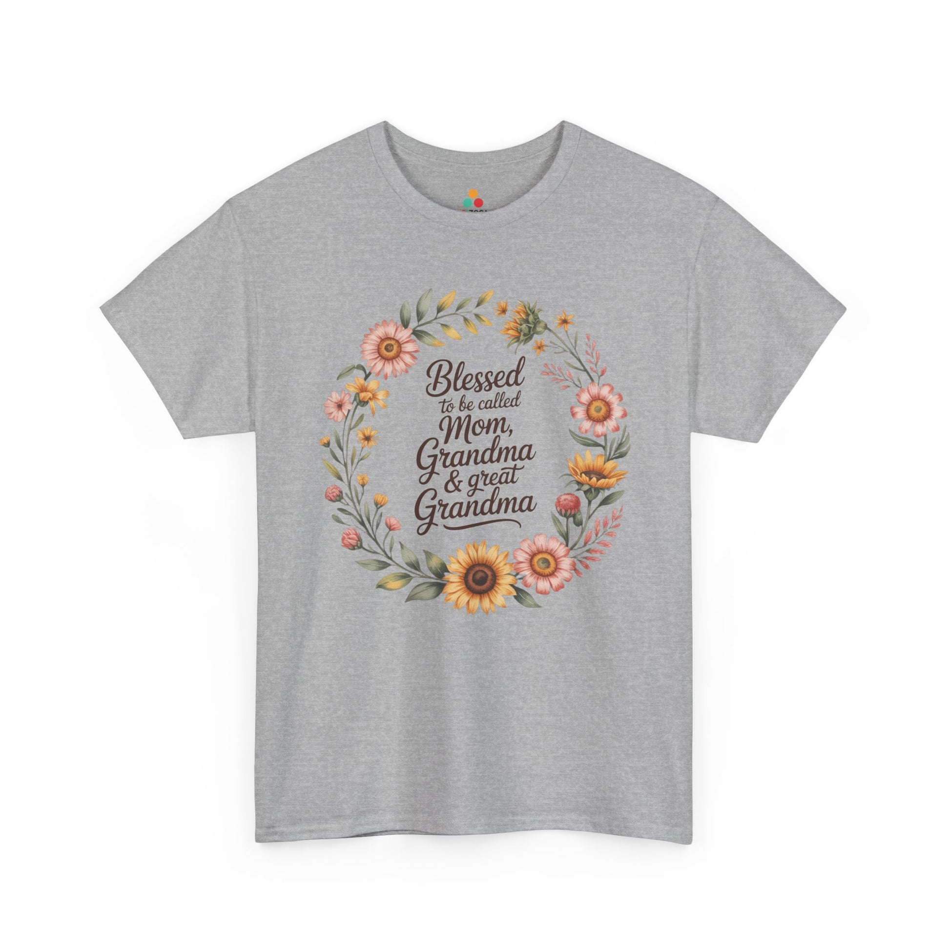 Blessed Mom Grandma Great Grandma Women's T-shirt Mother's Day Gift | TEEZOCA 