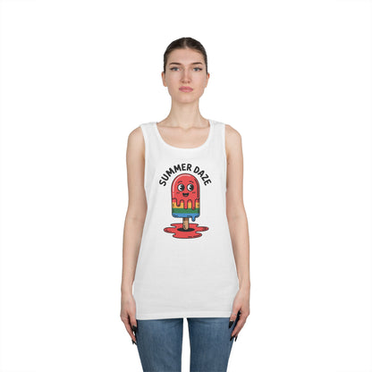 TEEZOCA fun graphic Unisex Tank Top designed for warm weather style Cute Popsicle Unisex Tank Top – Summer Treat Graphic Casual Streetwear | TEEZOCA 