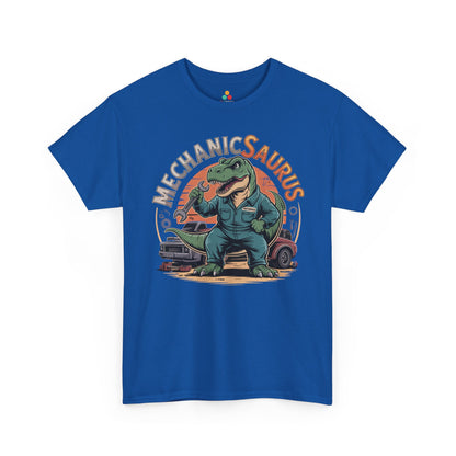 Mechanicsaurus Funny Mechanic Dinosaur Unisex T-shirt | TEEZOCA 