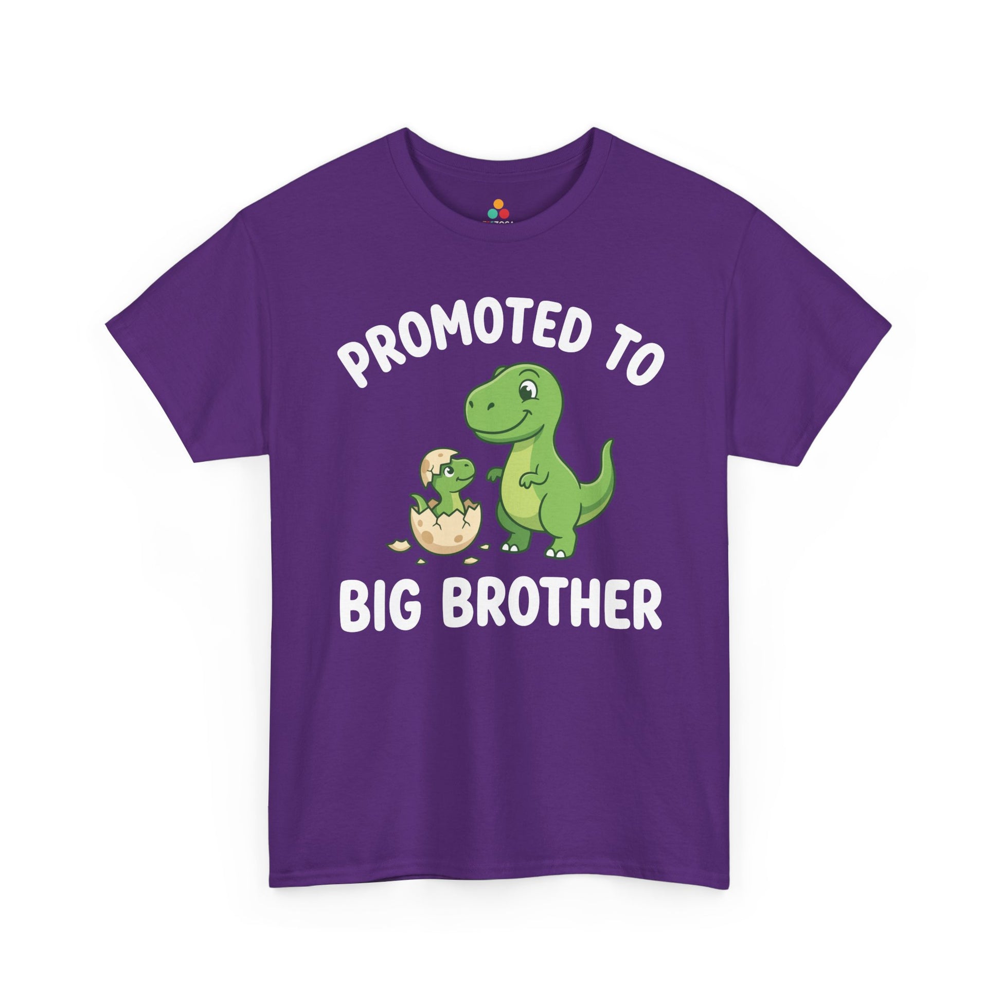 Promoted to Big Brother Dinosaur Funny Announcement Unisex T-shirt | TEEZOCA 