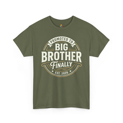 Promoted to Big Brother 2026 Unisex T-shirt Funny Announcement Gift | TEEZOCA 