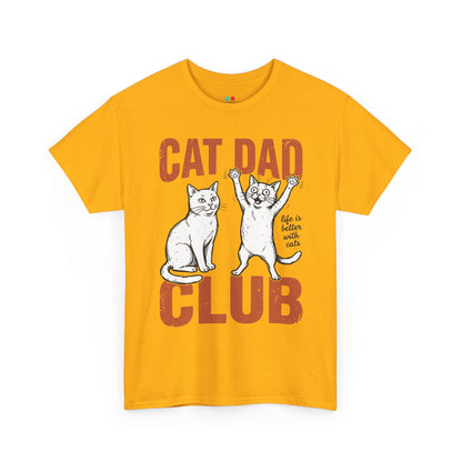Cat Dad Club Shirt Funny Cat Lover Unisex T-shirt Gift Idea | TEEZOCA 