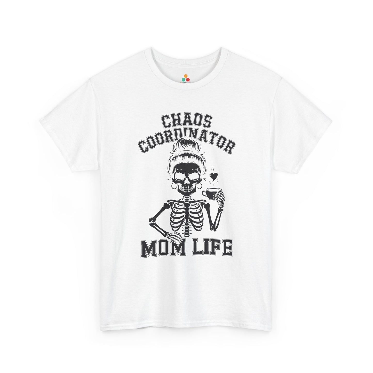 Chaos Coordinator Women's T-shirt Funny Coffee Mom Mother's Day | TEEZOCA 