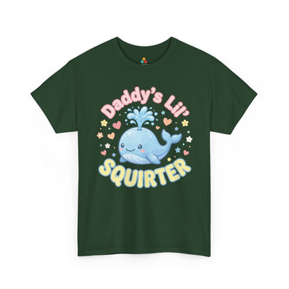 Daddy’s Lil Squirt Funny Whale Matching Family Father's Day T-shirt | TEEZOCA 