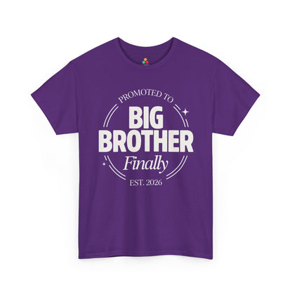 Promoted to Big Brother 2026 Graphic Unisex T-shirt – Funny Gift | TEEZOCA 