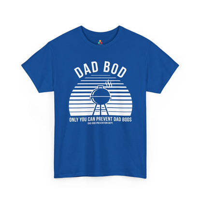 TEEZOCA funny father’s day shirt t-shirt for grill dads with Only You Can Prevent Dad Bods message.

