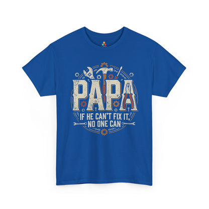 Funny Papa Mechanic If He Can’t Fix It No One Can T-shirt | TEEZOCA 