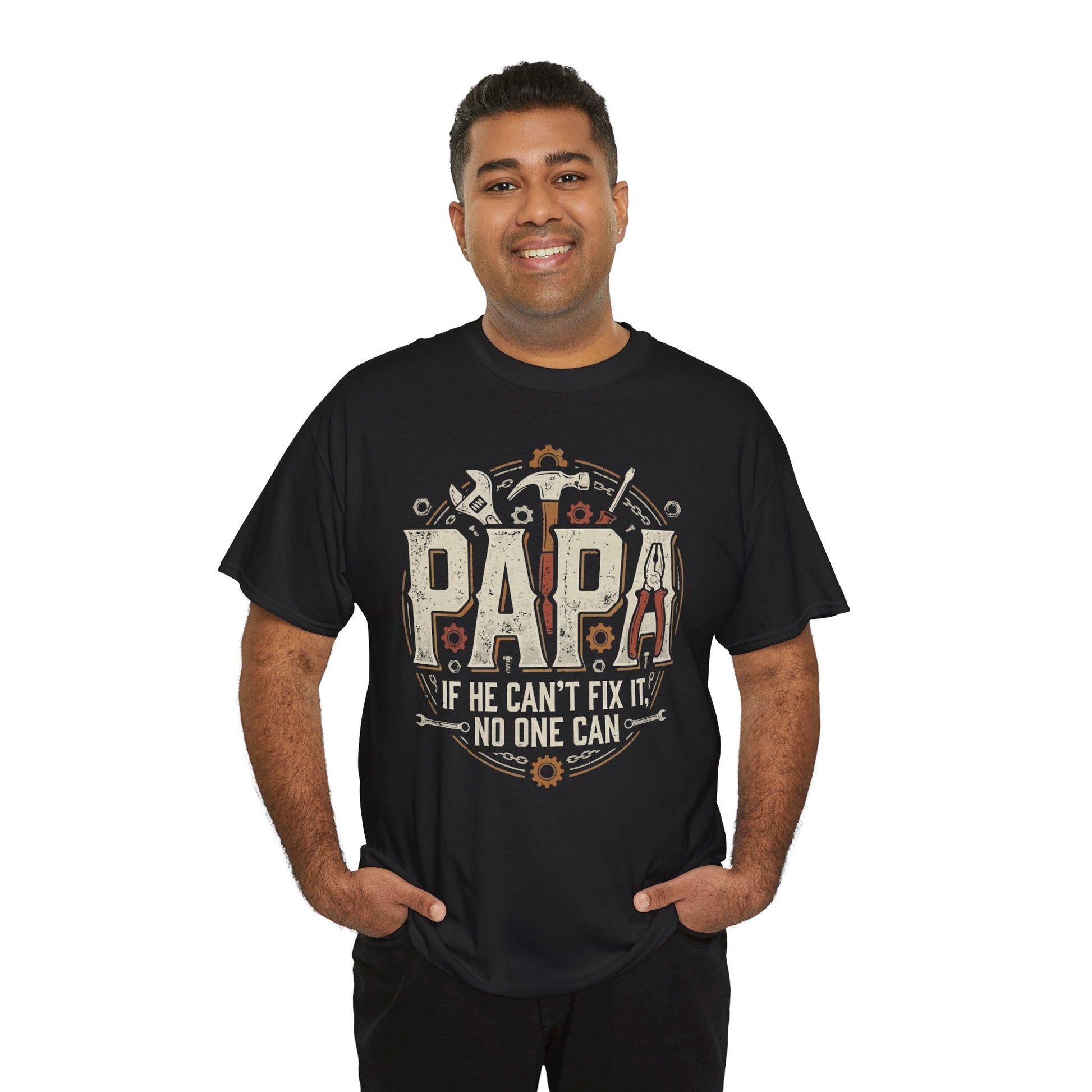 Funny Papa Mechanic If He Can’t Fix It No One Can T-shirt | TEEZOCA 