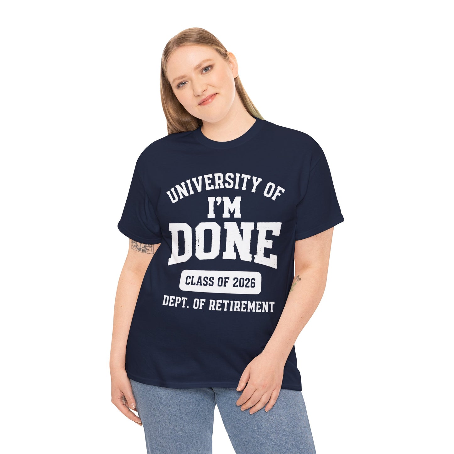 University of I’m Done Class of 2026 Unisex T-shirt – Funny Retirement | TEEZOCA 