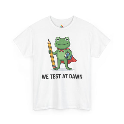 Funny Teacher State Testing Shirt Frog Unisex T-shirt | TEEZOCA 