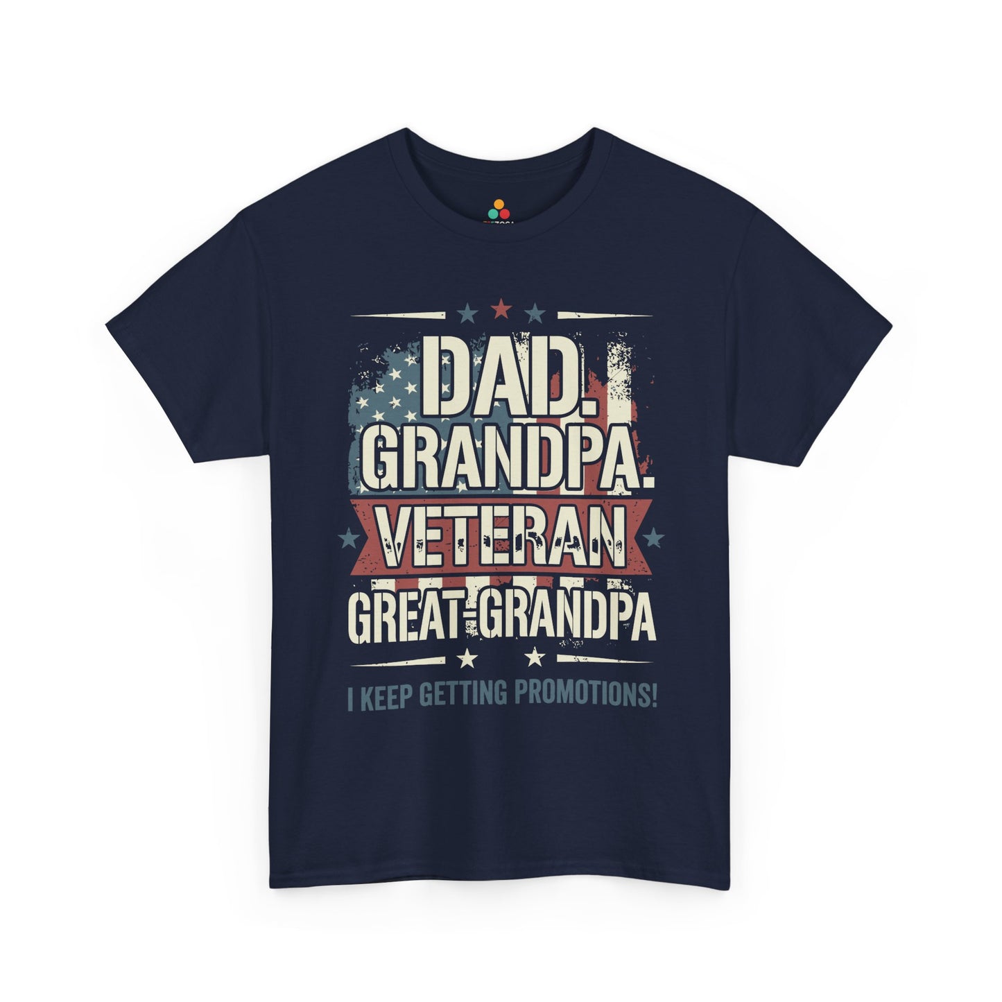 Great Grandpa Veteran Shirt Funny Gift Patriotic Unisex T-shirt | TEEZOCA 