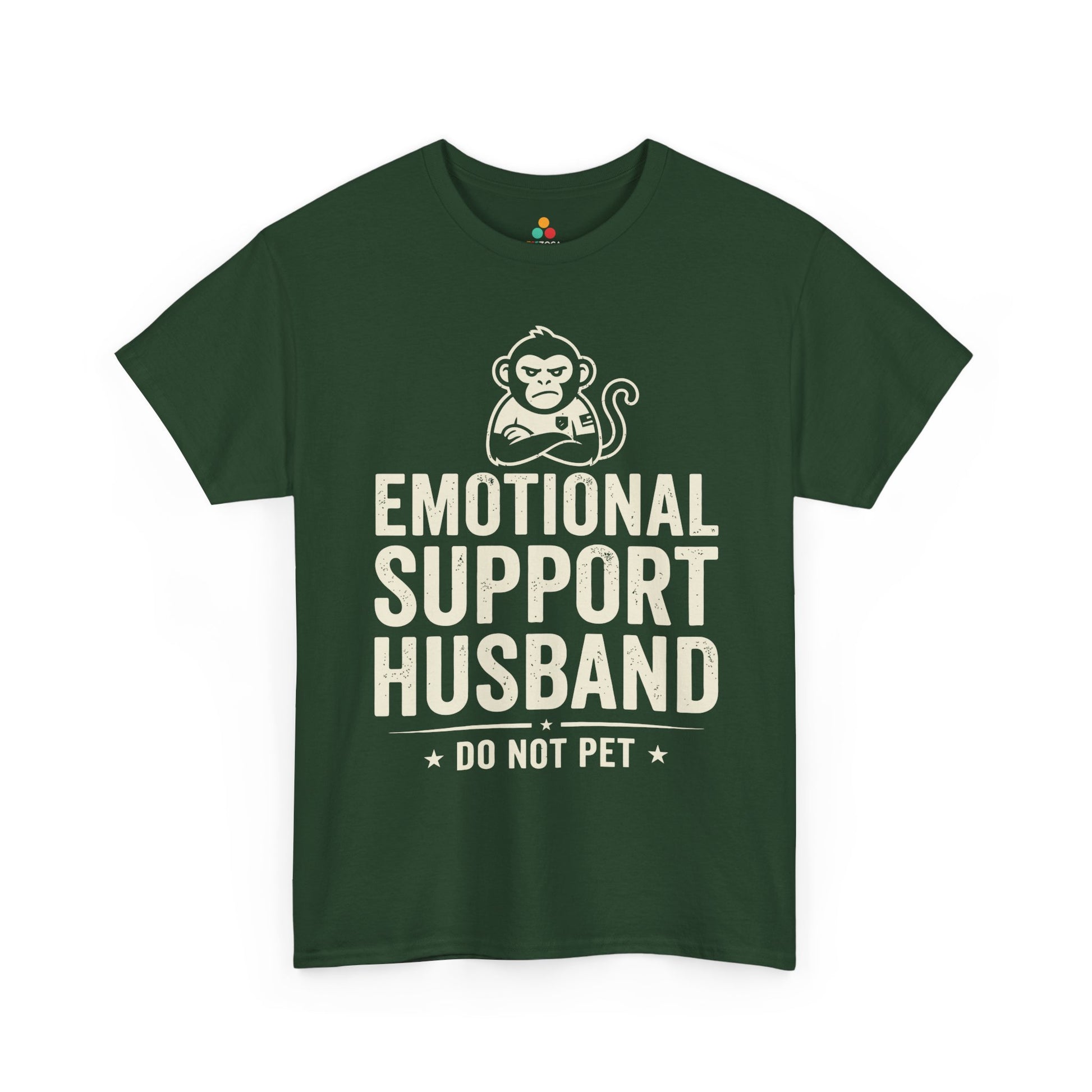 Emotional Support Husband Do Not Pet Funny Husband Unisex T-shirt | TEEZOCA 