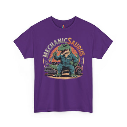 Mechanicsaurus Funny Mechanic Dinosaur Unisex T-shirt | TEEZOCA 