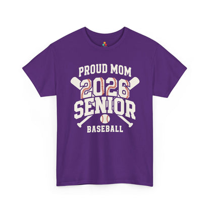 Proud Mom 2026 Senior Baseball Unisex T-shirt Gift | TEEZOCA 