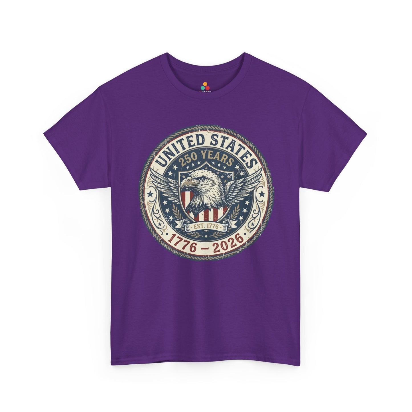 United States 250 Years 1776–2026 Patriotic Unisex T-shirt Gift | TEEZOCA 