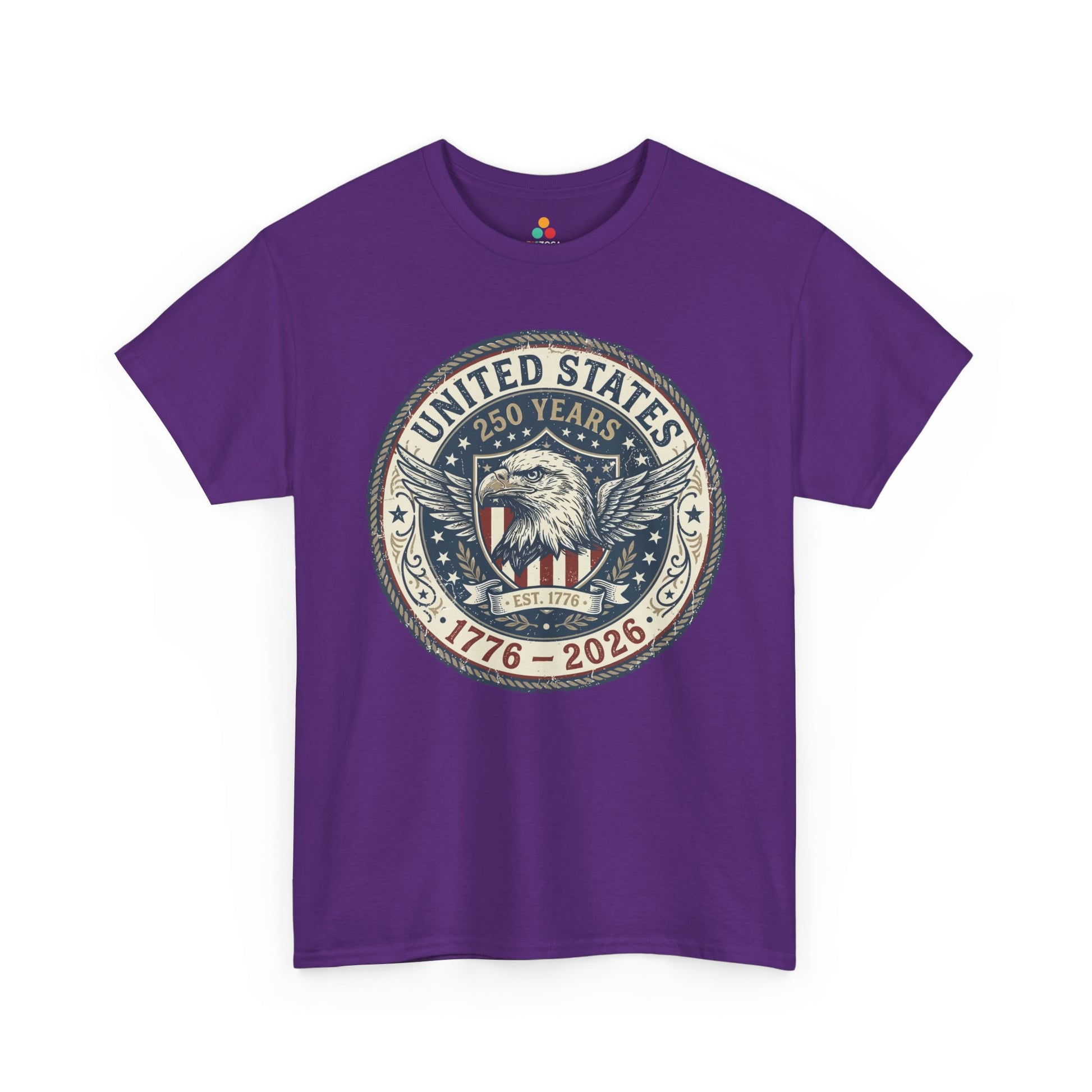 United States 250 Years 1776–2026 Patriotic Unisex T-shirt Gift | TEEZOCA 
