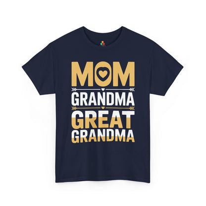 Mom Grandma Great Grandma Women's T-shirt Mother's Day Gift Tee | TEEZOCA 