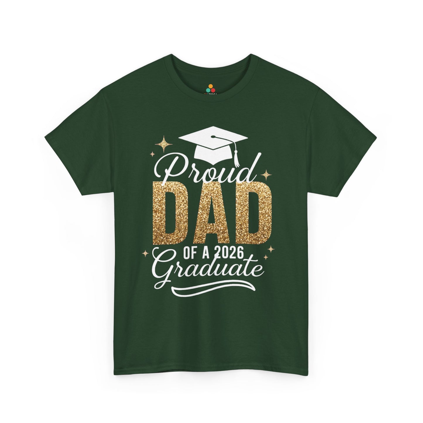 Proud Dad of a 2026 Graduate Graphic Unisex T-shirt – Graduation Gift | TEEZOCA 