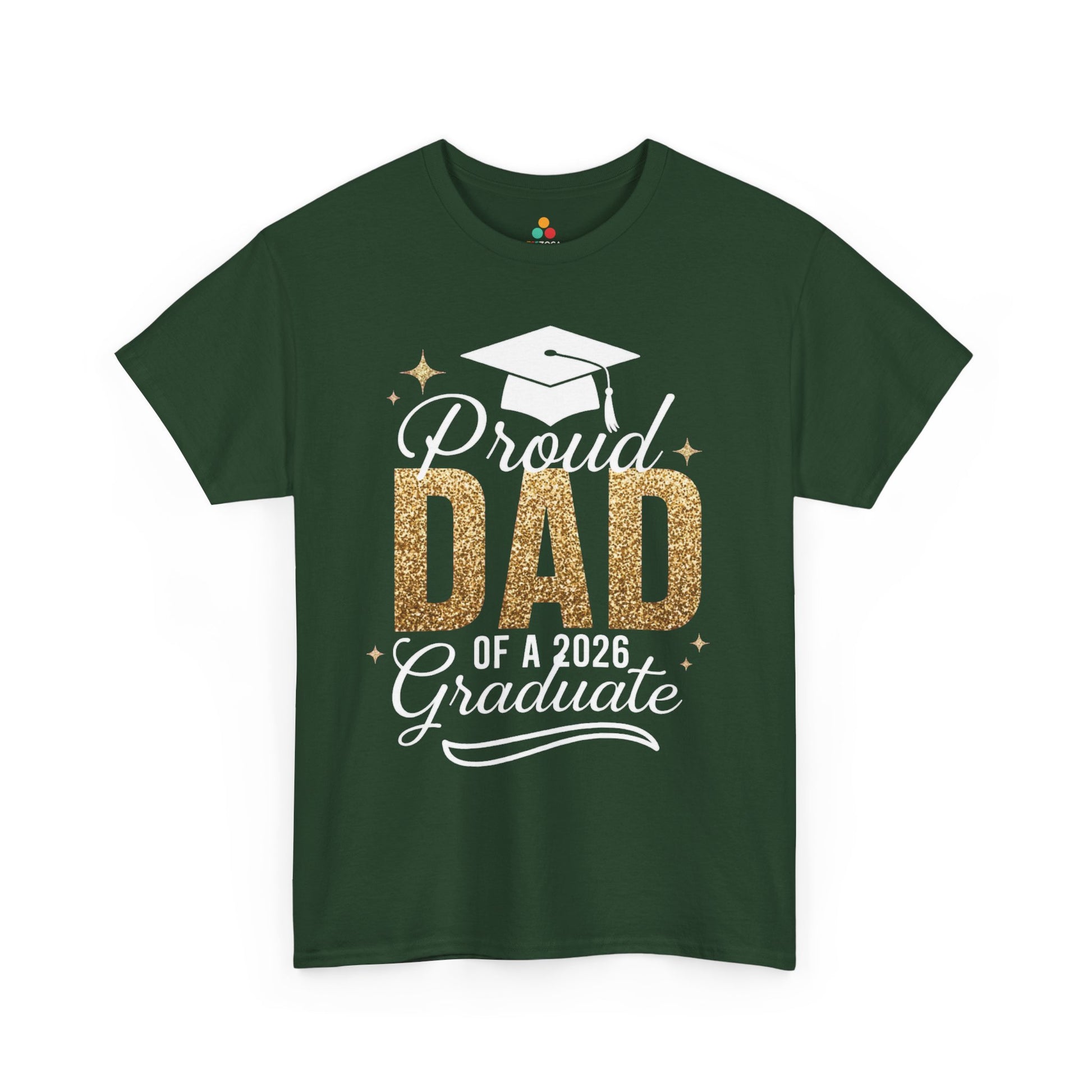 Proud Dad of a 2026 Graduate Graphic Unisex T-shirt – Graduation Gift | TEEZOCA 