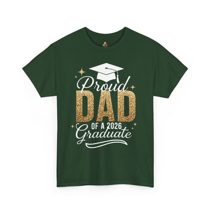Proud Dad of a 2026 Graduate Graphic Unisex T-shirt – Graduation Gift | TEEZOCA 