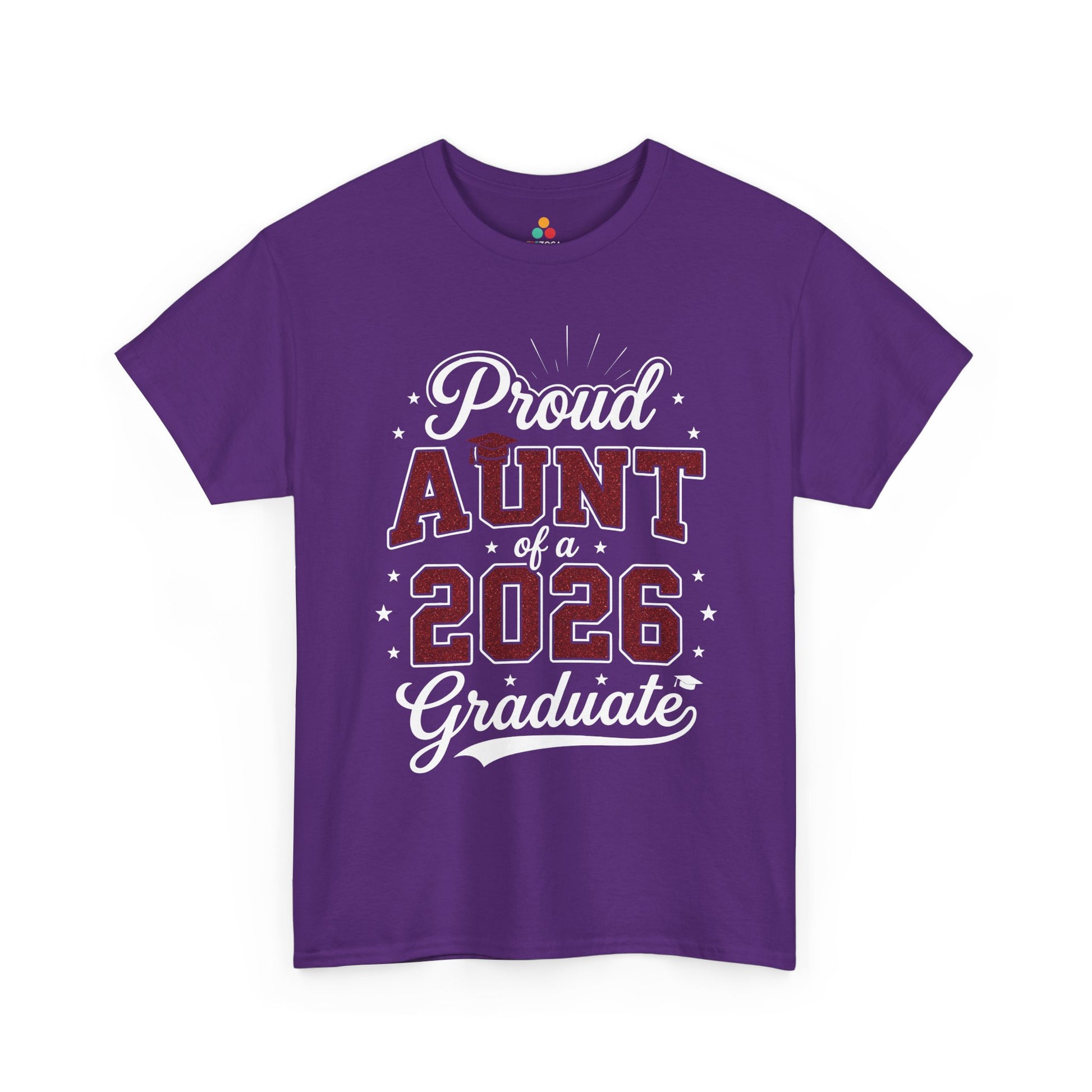 Proud Aunt of a 2026 Graduate Unisex T-shirt Graduation Gift | TEEZOCA 