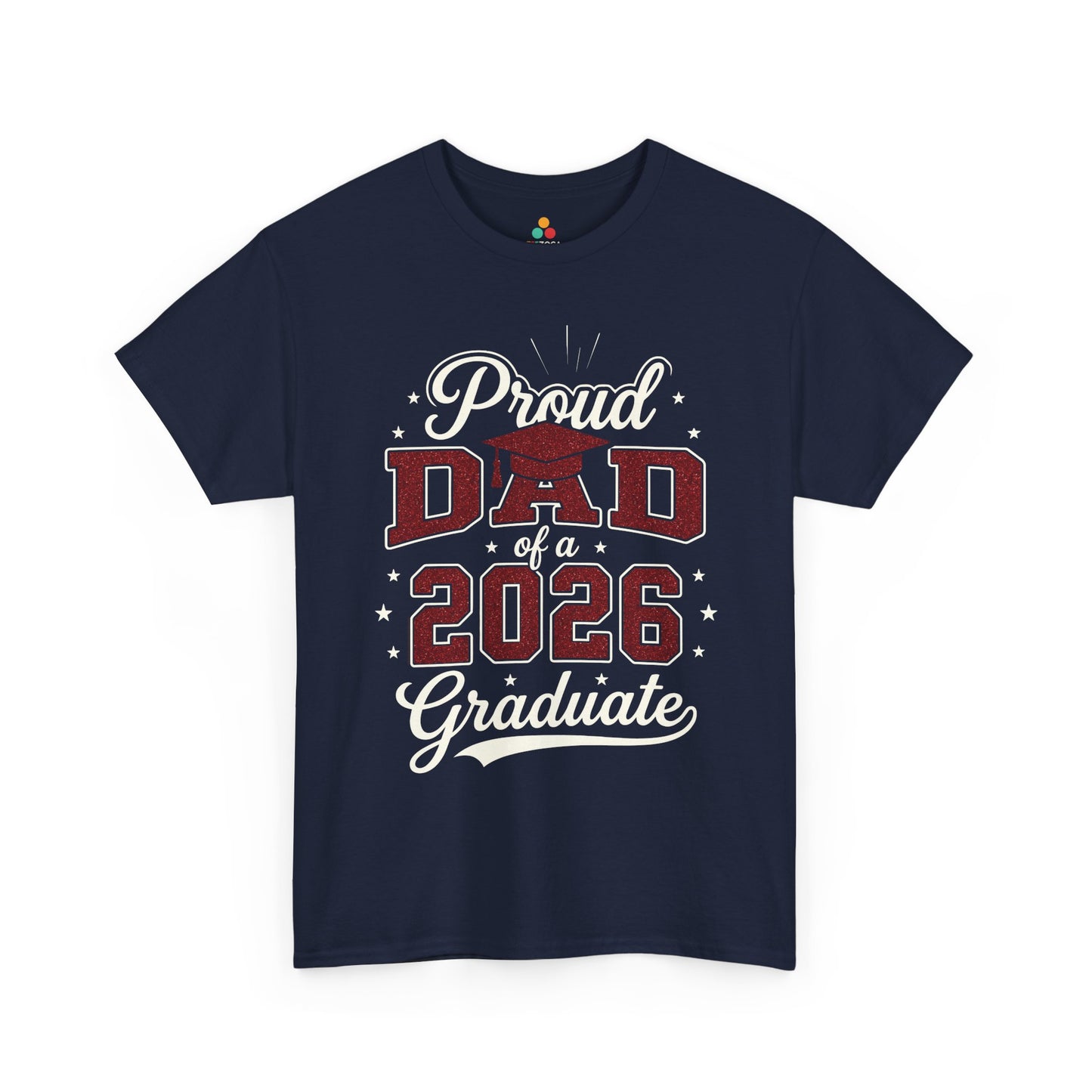 Proud Dad of a 2026 Graduate Unisex T-shirt Graduation Gift | TEEZOCA 