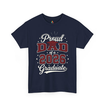 Proud Dad of a 2026 Graduate Unisex T-shirt Graduation Gift | TEEZOCA 
