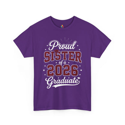 Proud Sister of a 2026 Graduate Unisex T-shirt Graduation Gift | TEEZOCA 
