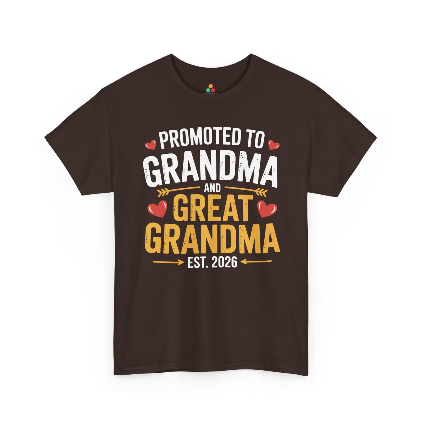 Promoted to Grandma Women's T-shirt Mother's Day Gift New Grandma | TEEZOCA 