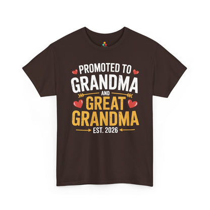 Promoted to Grandma Women's T-shirt Mother's Day Gift New Grandma | TEEZOCA 
