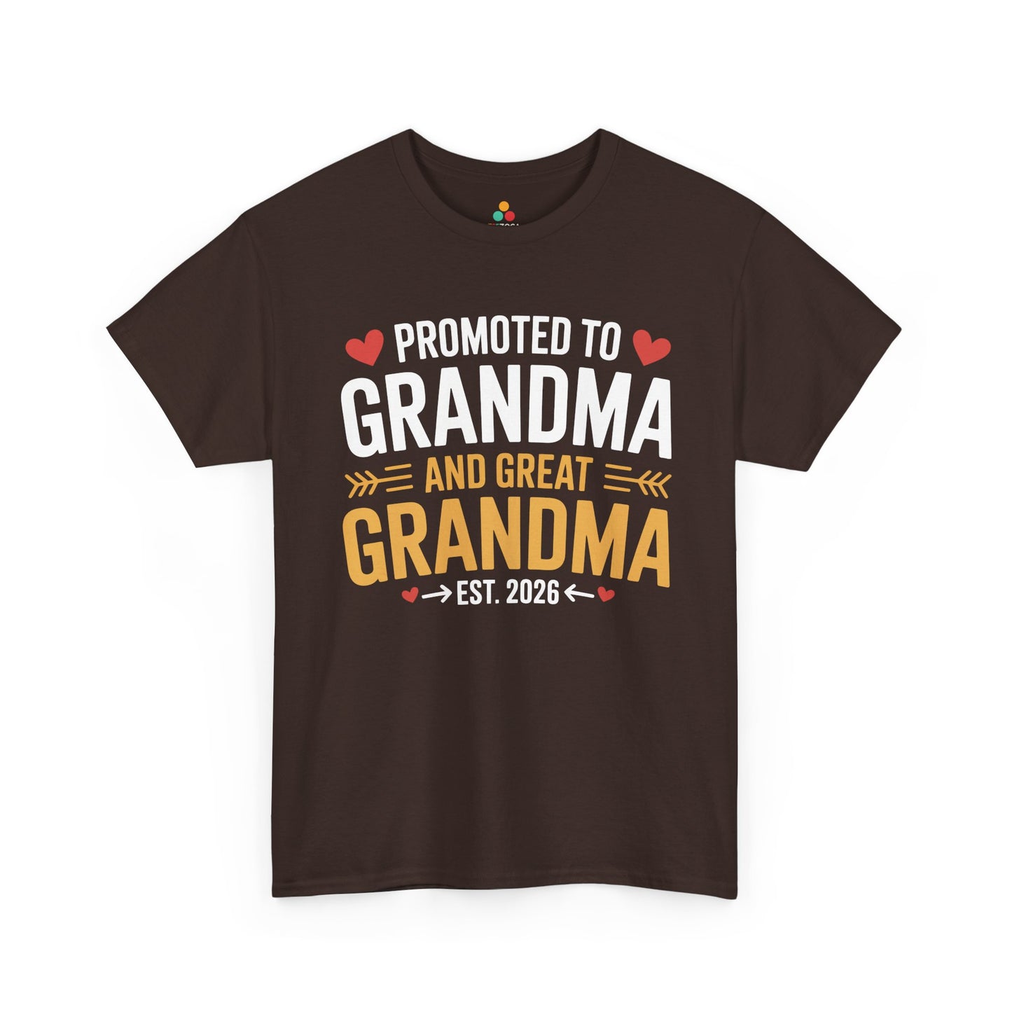 Promoted to Grandma Women's T-shirt Mother's Day Gift New Grandma | TEEZOCA 
