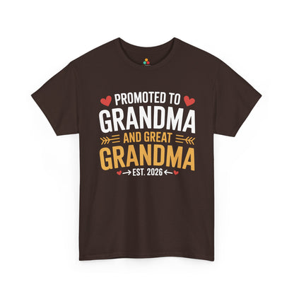 Promoted to Grandma Women's T-shirt Mother's Day Gift New Grandma | TEEZOCA 