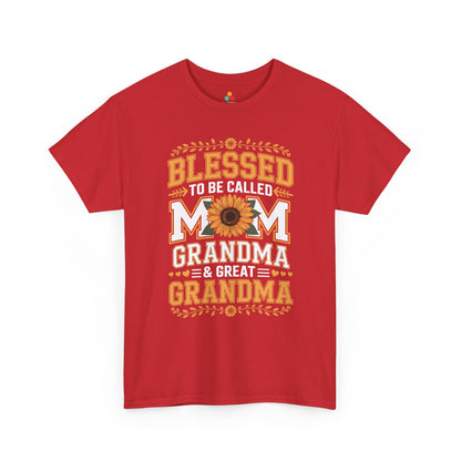 Blessed Mom Grandma Women's T-shirt Mother's Day Gift for Mom | TEEZOCA 
