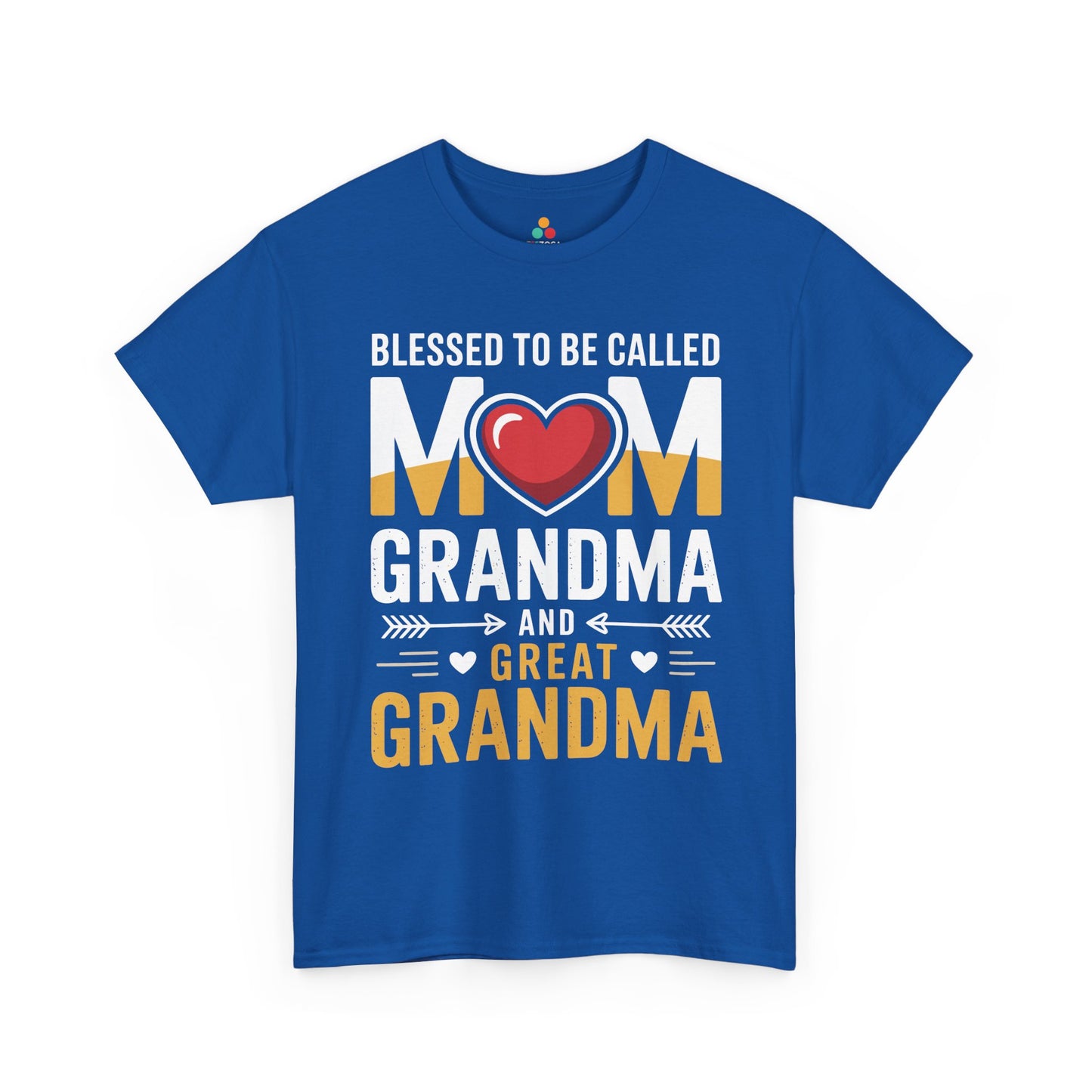 Blessed Mom Grandma Women's T-shirt Mother's Day Gift Mom Grandma Tee | TEEZOCA 