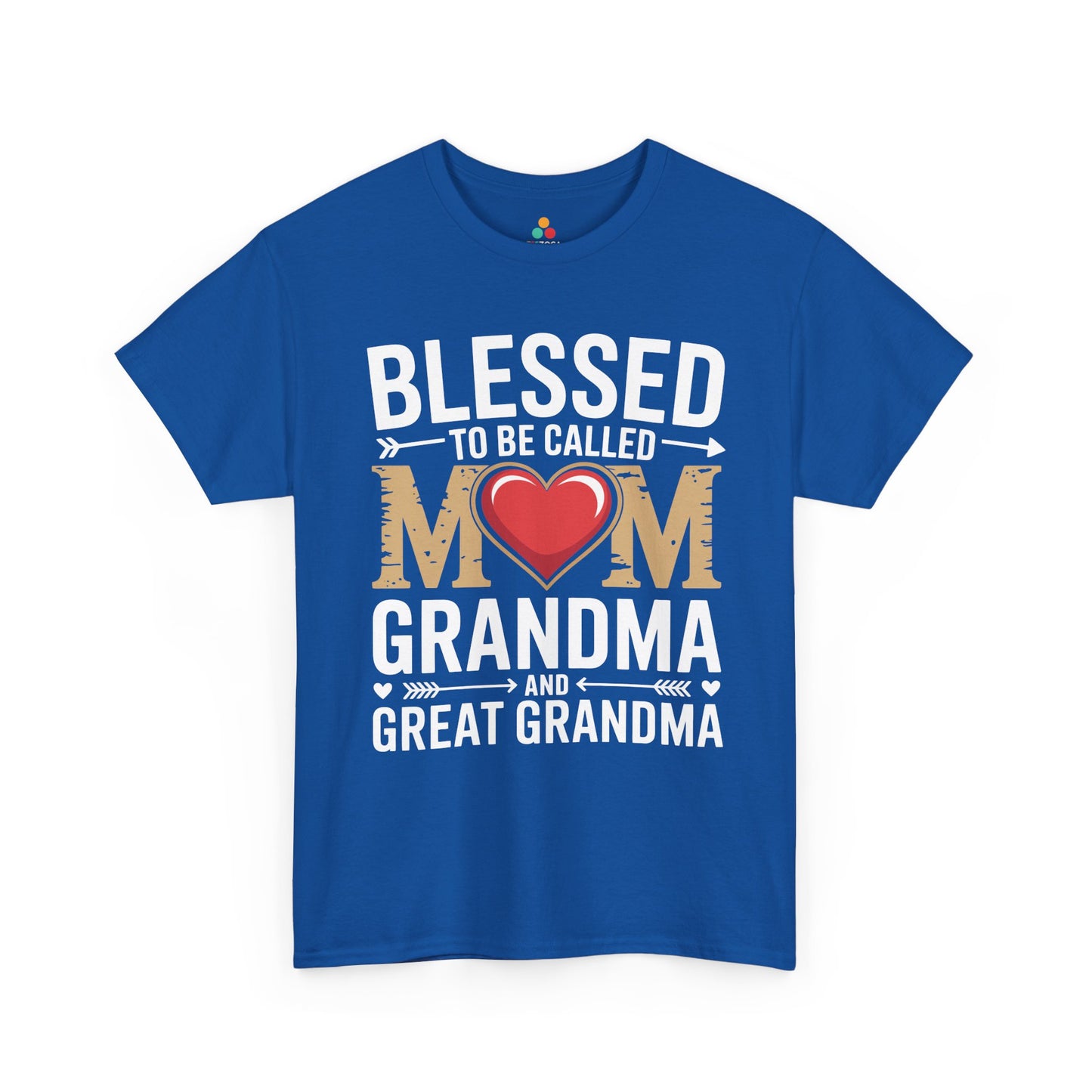 Blessed Mom Grandma Women's T-shirt Mother's Day Gift Grandma Tee | TEEZOCA 