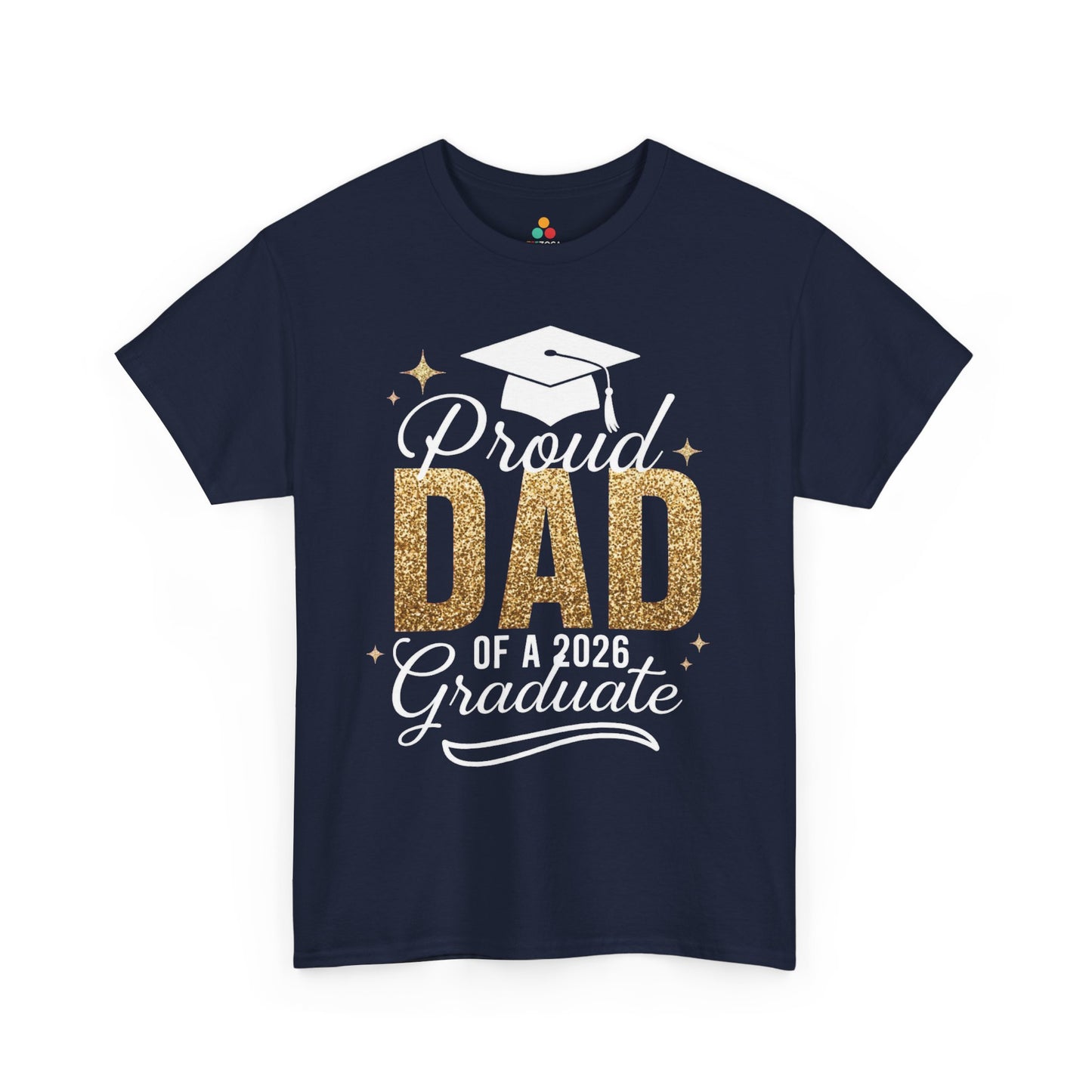 Proud Dad of a 2026 Graduate Graphic Unisex T-shirt – Graduation Gift | TEEZOCA 