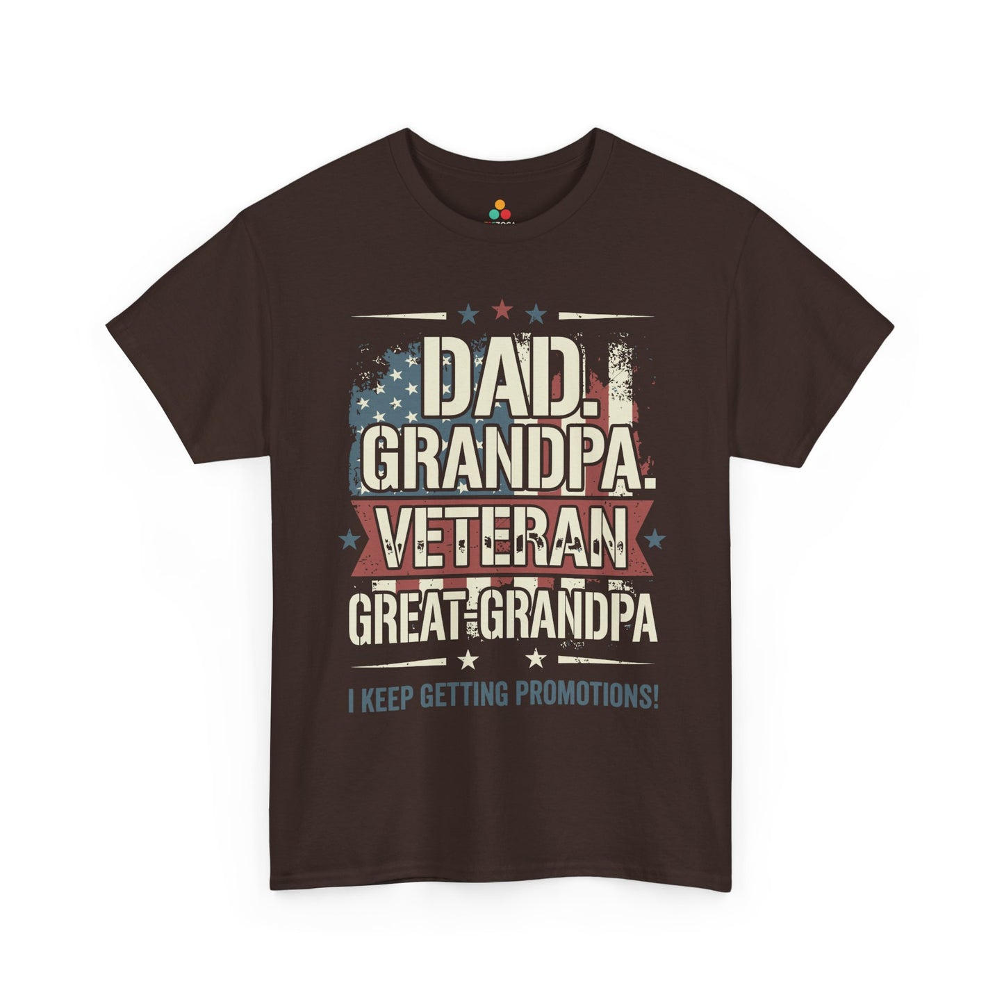 Great Grandpa Veteran Shirt Funny Gift Patriotic Unisex T-shirt | TEEZOCA 