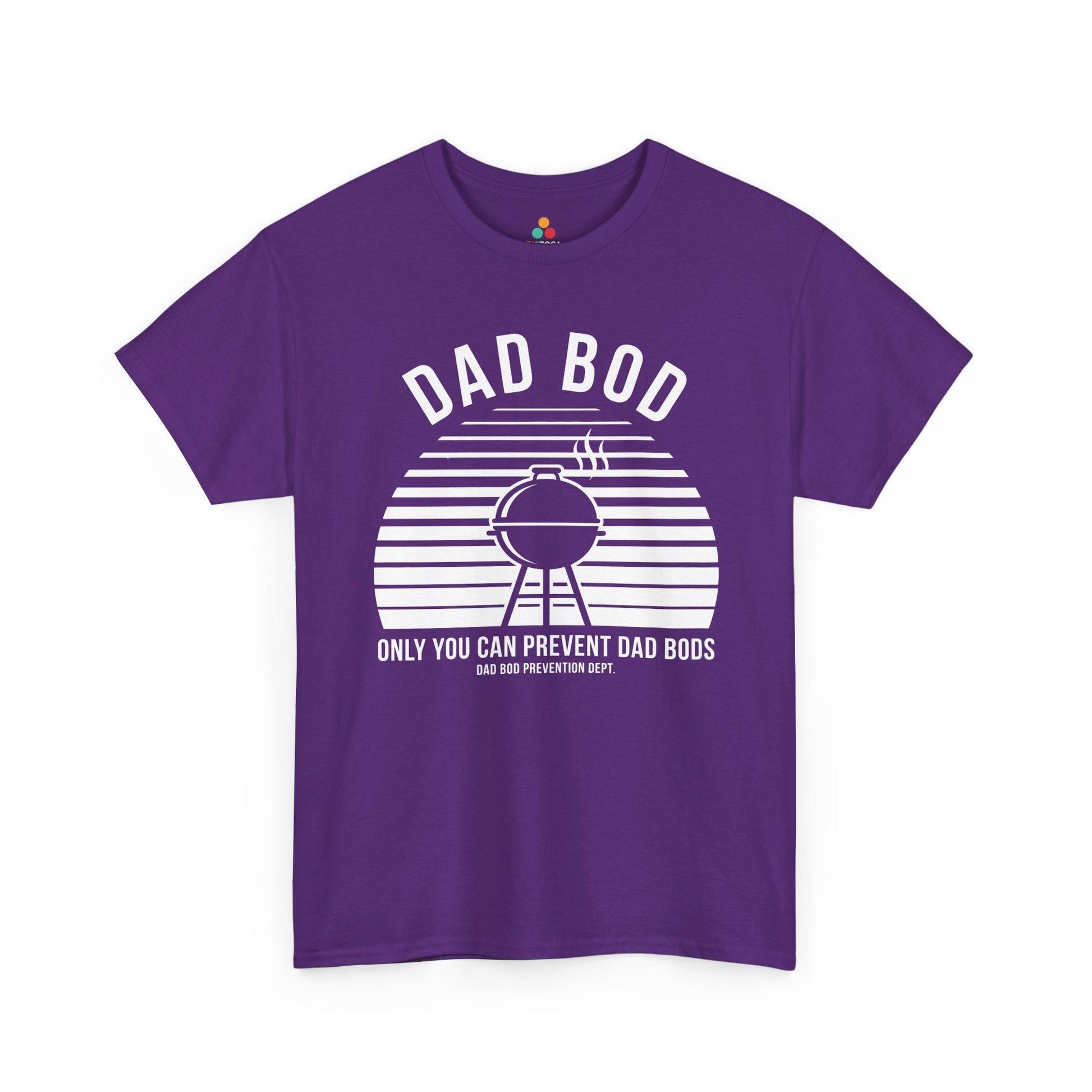 TEEZOCA grilling dad shirt t-shirt with dad bod prevention dept parody and vintage outdoor style.
