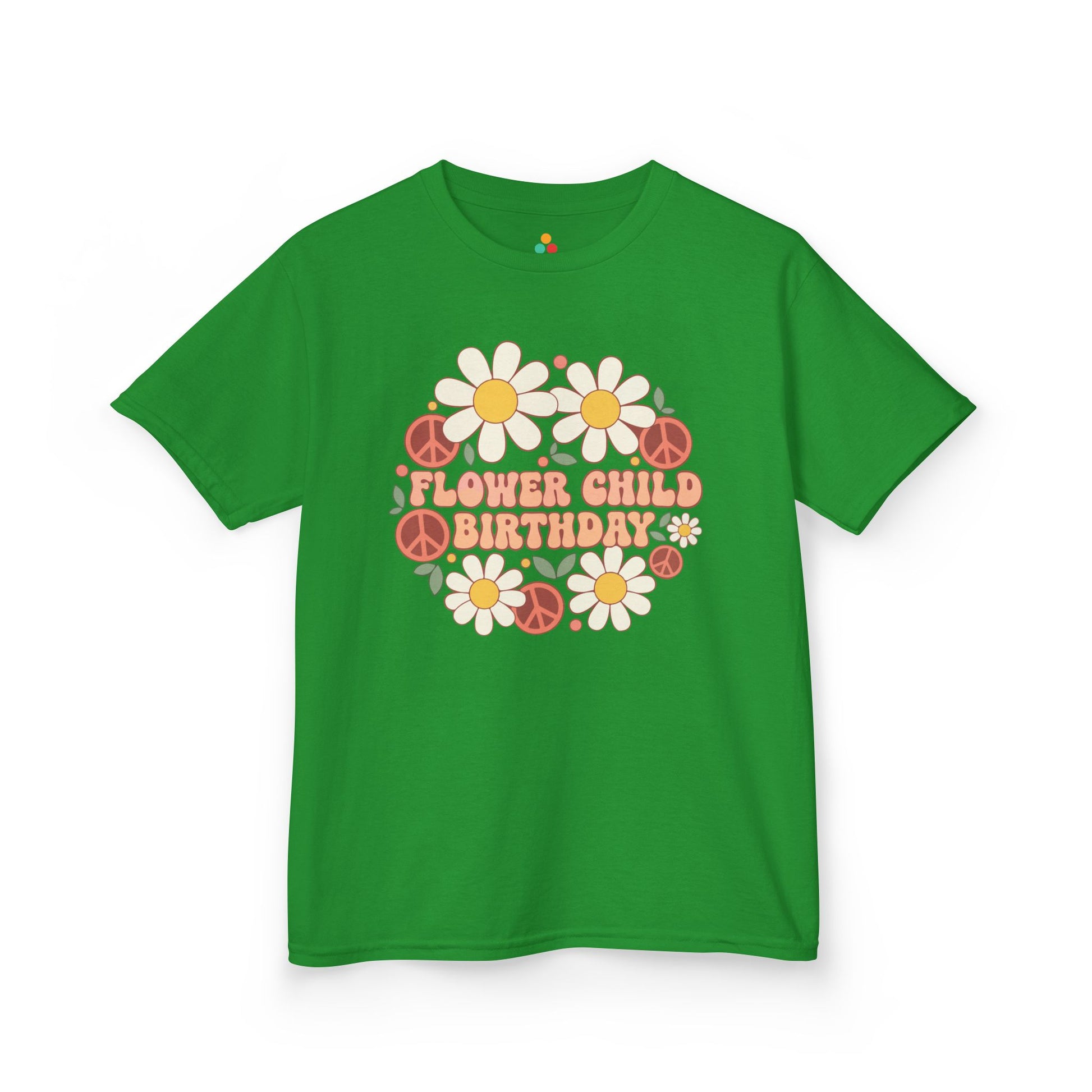 TEEZOCA groovy 70s flower child birthday shirt Flower Child Birthday Retro Groovy Unisex T-shirt | TEEZOCA 