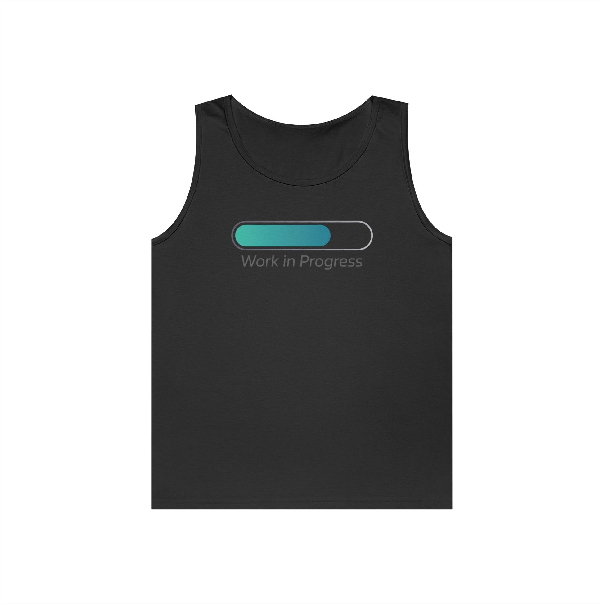 Work in Progress Unisex Tank Top for Growth Mindset and Everyday Streetwear | TEEZOCA 