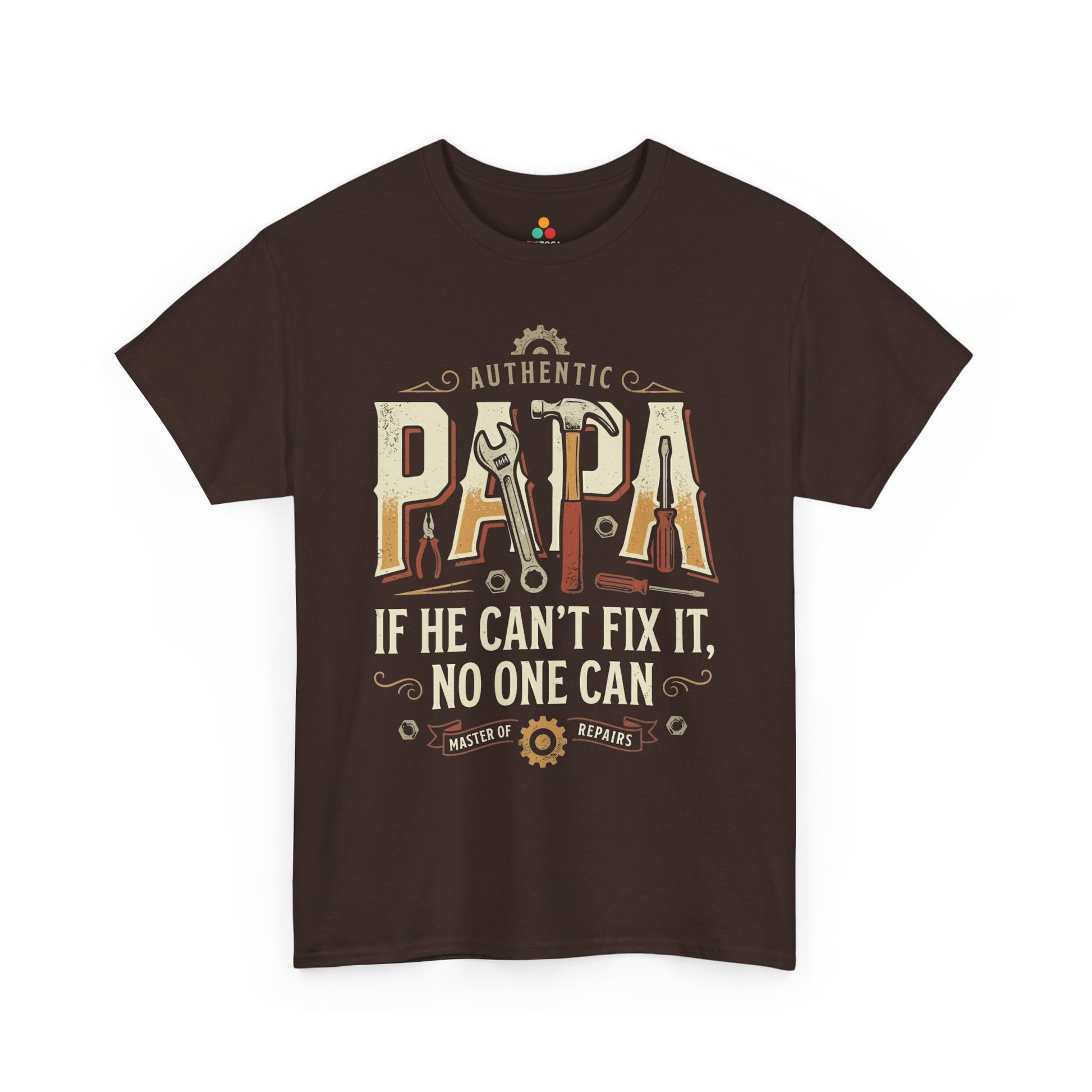 Papa Master of Repairs Shirt Funny Handyman Gift Unisex T-shirt | TEEZOCA 