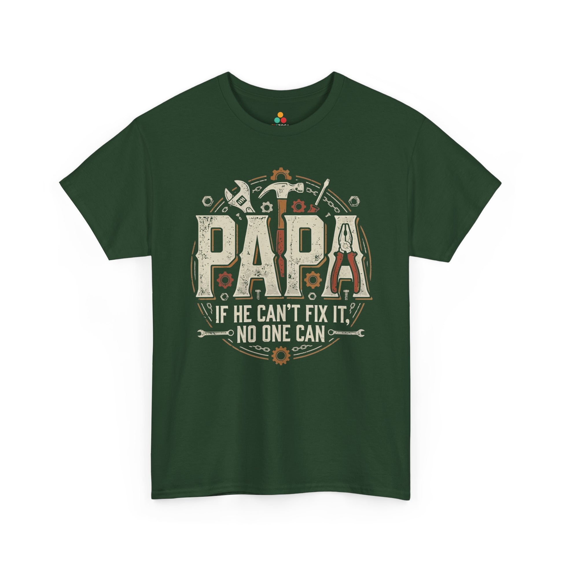 Funny Papa Mechanic If He Can’t Fix It No One Can T-shirt | TEEZOCA 