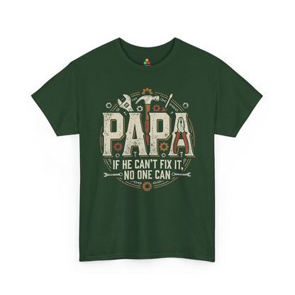 Funny Papa Mechanic If He Can’t Fix It No One Can T-shirt | TEEZOCA 
