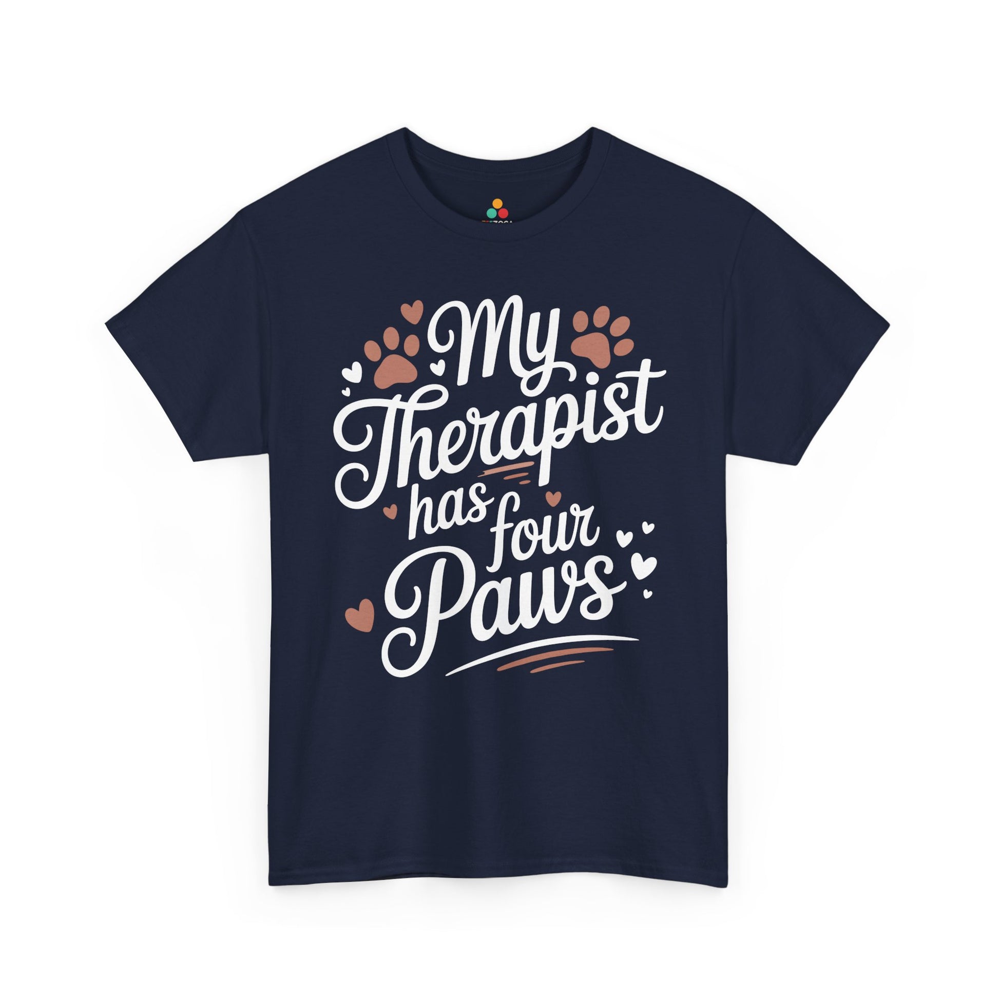 My Therapist Has Four Paws Dog Lover Unisex T-shirt | TEEZOCA 