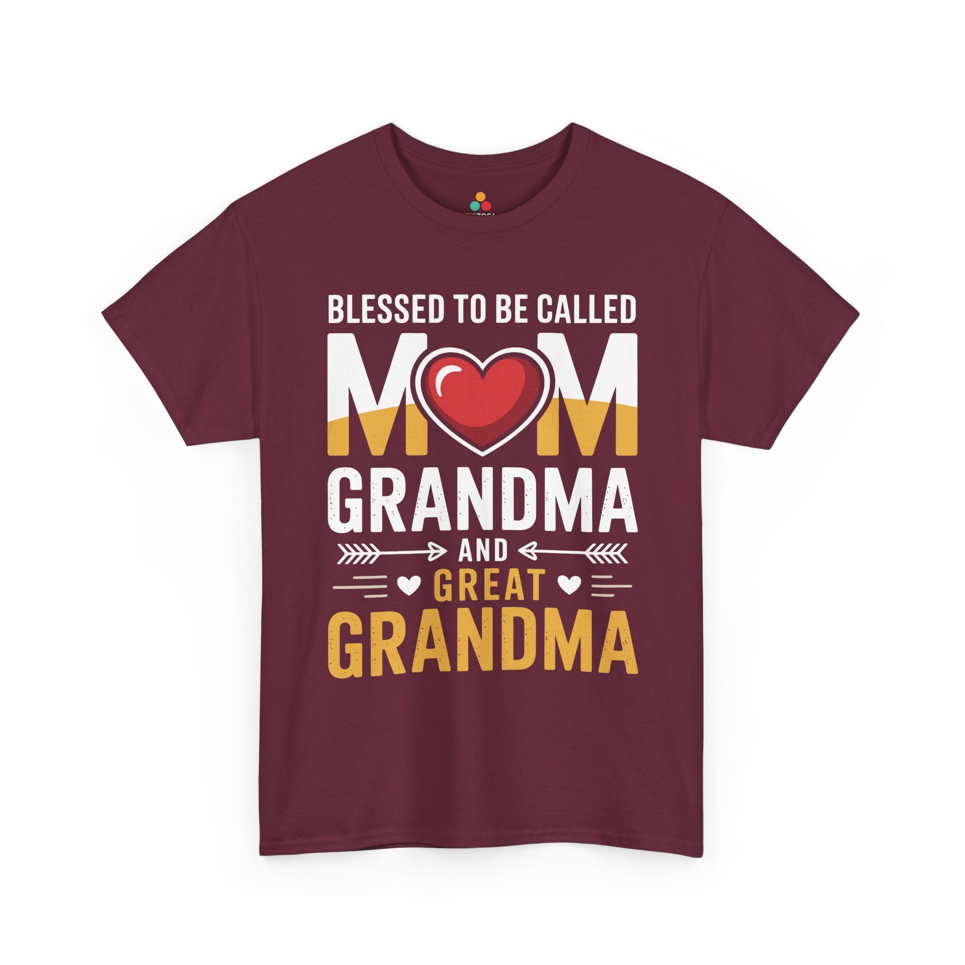 Blessed Mom Grandma Women's T-shirt Mother's Day Gift Mom Grandma Tee | TEEZOCA 