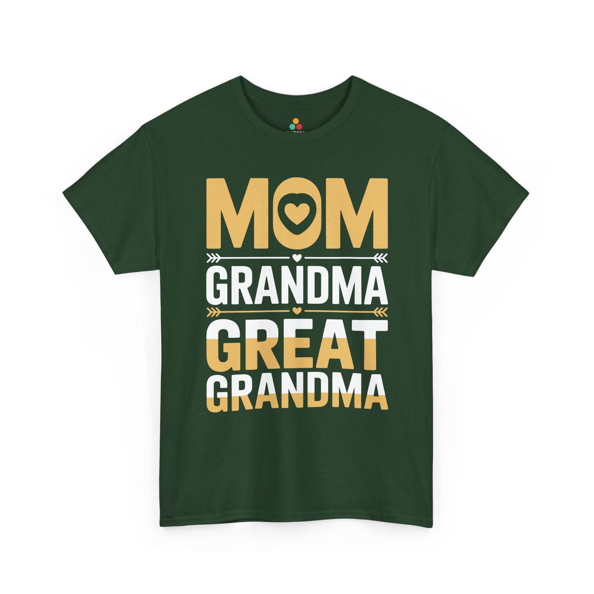 Mom Grandma Great Grandma Women's T-shirt Mother's Day Gift Tee | TEEZOCA 