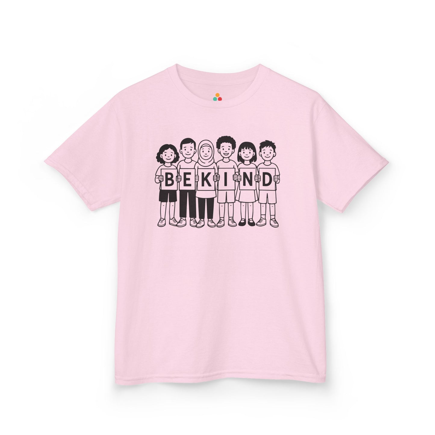 Be Kind Diversity Kids Unisex T-shirt Orange Unity Day Anti-Bullying | TEEZOCA 