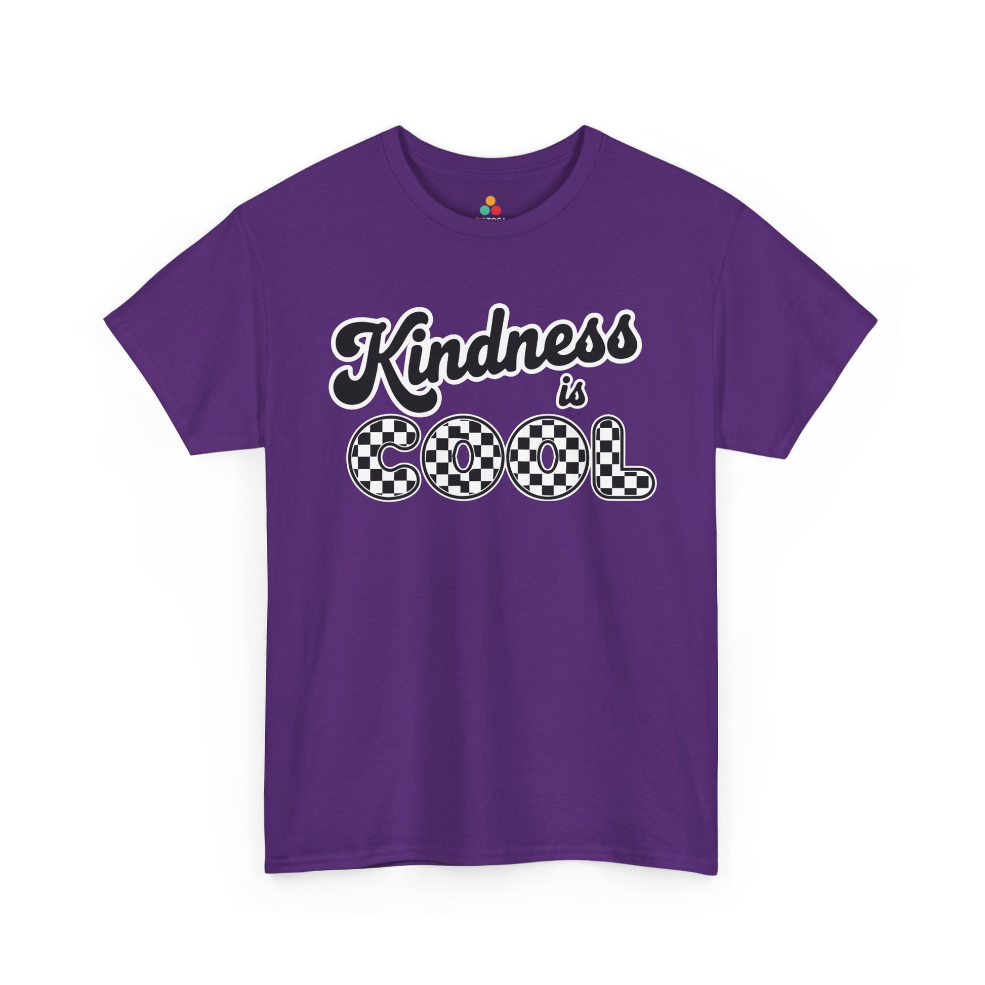 TEEZOCA inclusive design Unisex T-shirt kindness awareness theme Kindness Is Cool Unisex T-Shirt | Unity Day Positive Message Tee | TEEZOCA 