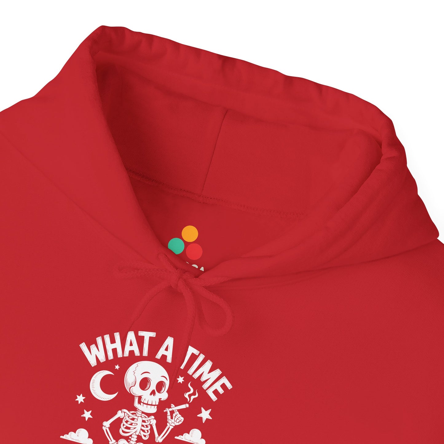 What A Time To Be Alive Skeleton Unisex Heavy Blend Hoodie | TEEZOCA 